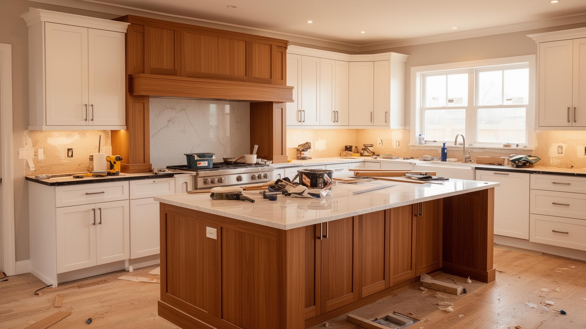 Beautiful kitchen renovation by KVI Construction