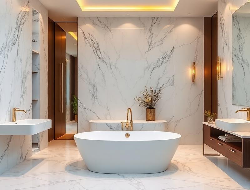 Bathroom remodel in Powell, OH by KVI Construction
