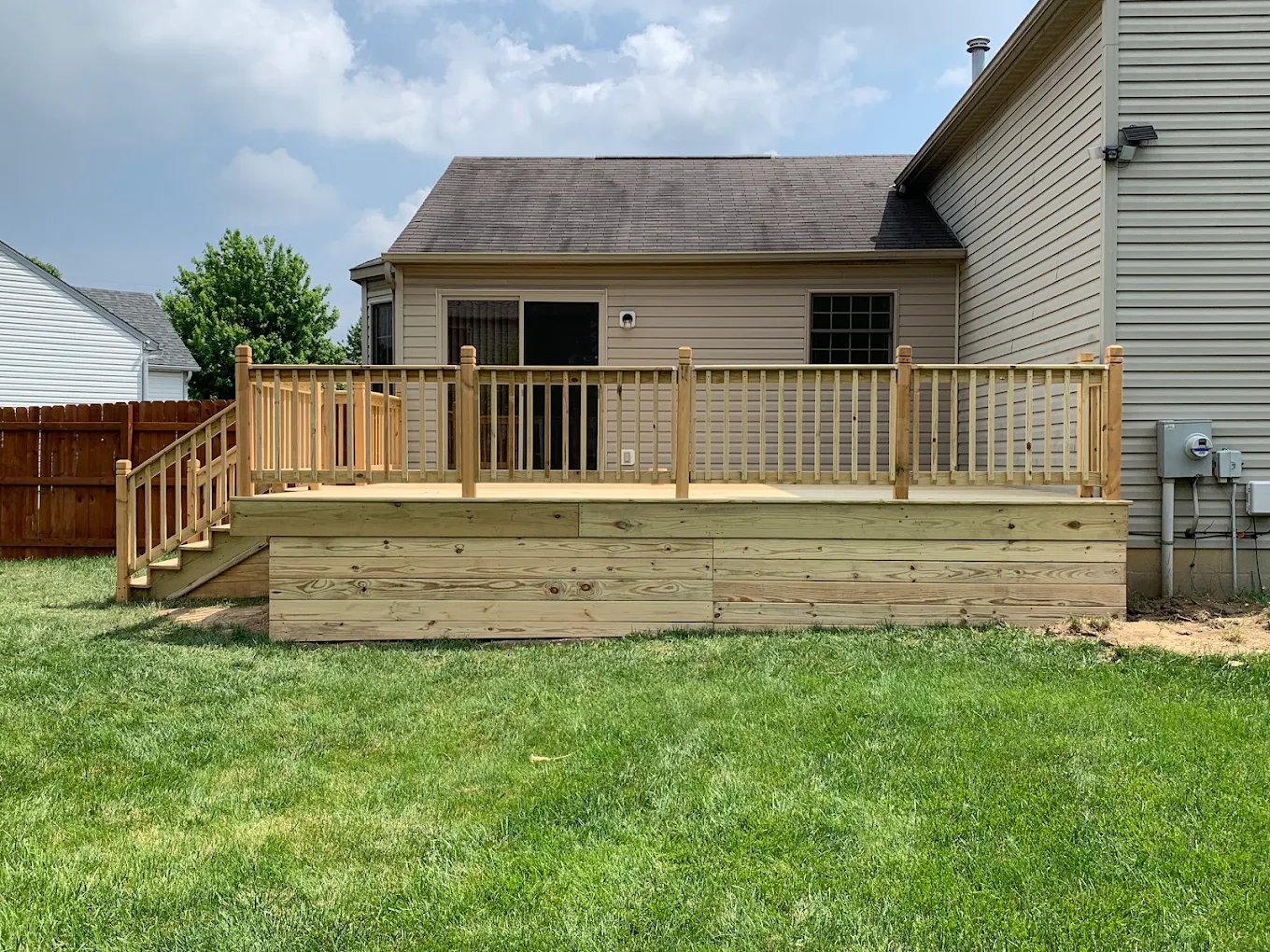 Deck project in Upper Arlington, OH by KVI Construction